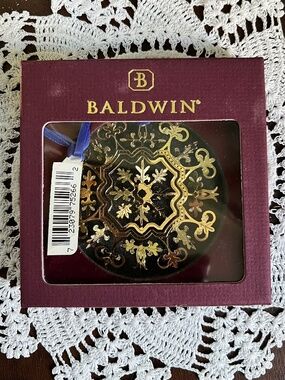 BALDWIN BRASS Calais Ice Flower ornament, LNIB